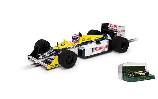 Scalextric C4309 Williams FW11 Nelson Piquet 1987 World Champion #6 Slot Car