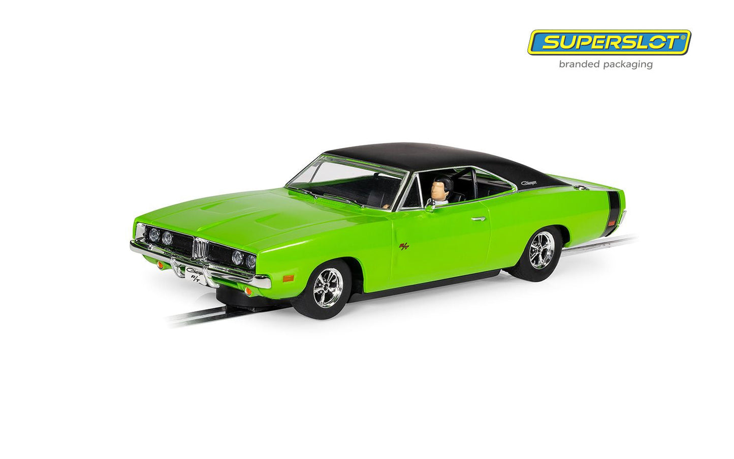 Scalextric C4326 (Superslot) Dodge Charger RT Sublime Green Slot Car