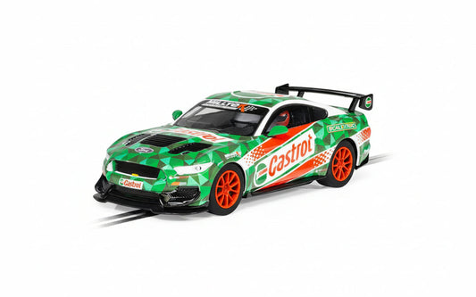 Scalextric C4327 Ford Mustang GT4 Castrol Drift Car Slot Car