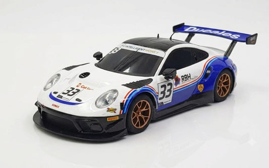 Scalextric C4382W Porsche 911 GTR White/Blue #33