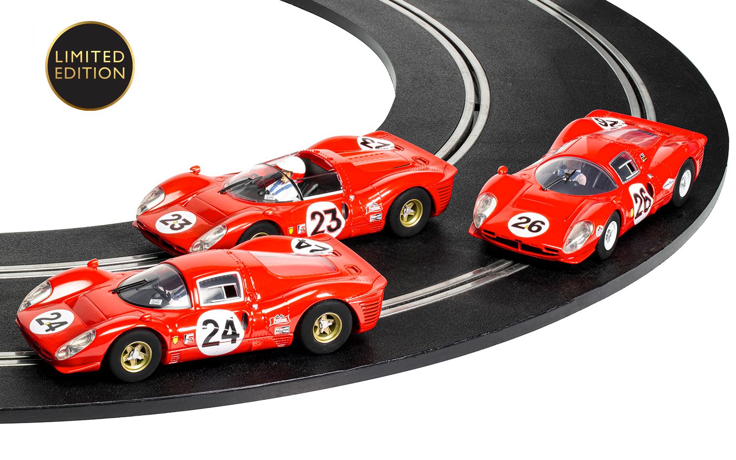 Scalextric C4391A 1967 Daytona 24 Triple Pack Slot Car