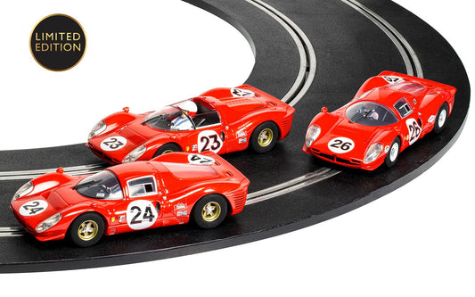 Scalextric C4391A 1967 Daytona 24 Triple Pack Slot Car