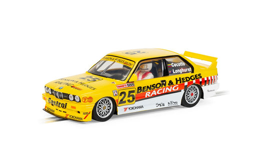 Scalextric C4401 BMW E30 M3 Bathurst 1000 1992 Longhurst Cecotto #25 Slot Car