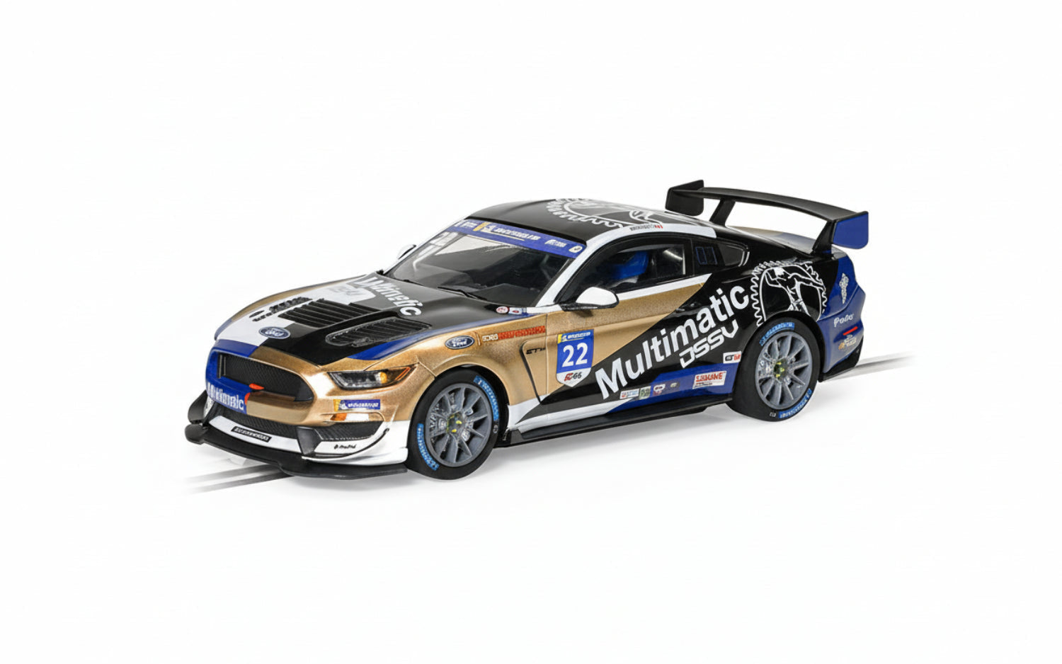 Scalextric C4403 Ford Mustang GT4 Canadian GT 2021 Multimatic Motorsport #22 Slot Car
