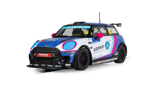 Scalextric C4410 Mini Cooper Bradley Gravett 2024 #10 Slot Car