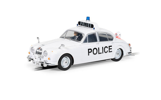 Scalextric C4420 Jaguar Mk2 Police Slot Car