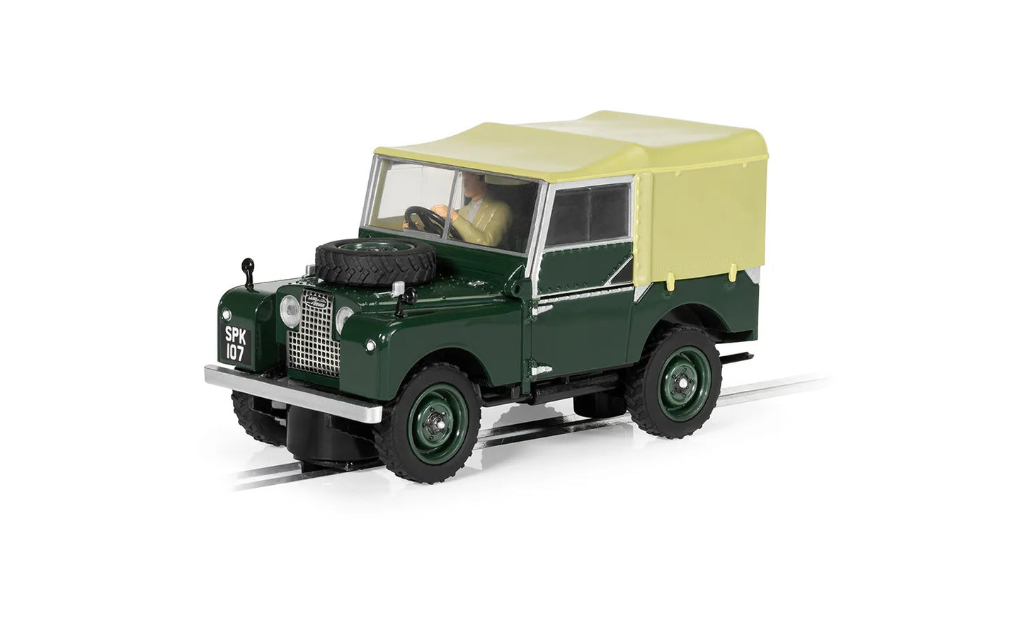 Scalextric C4441 Land Rover Series 1 Green Slot Car