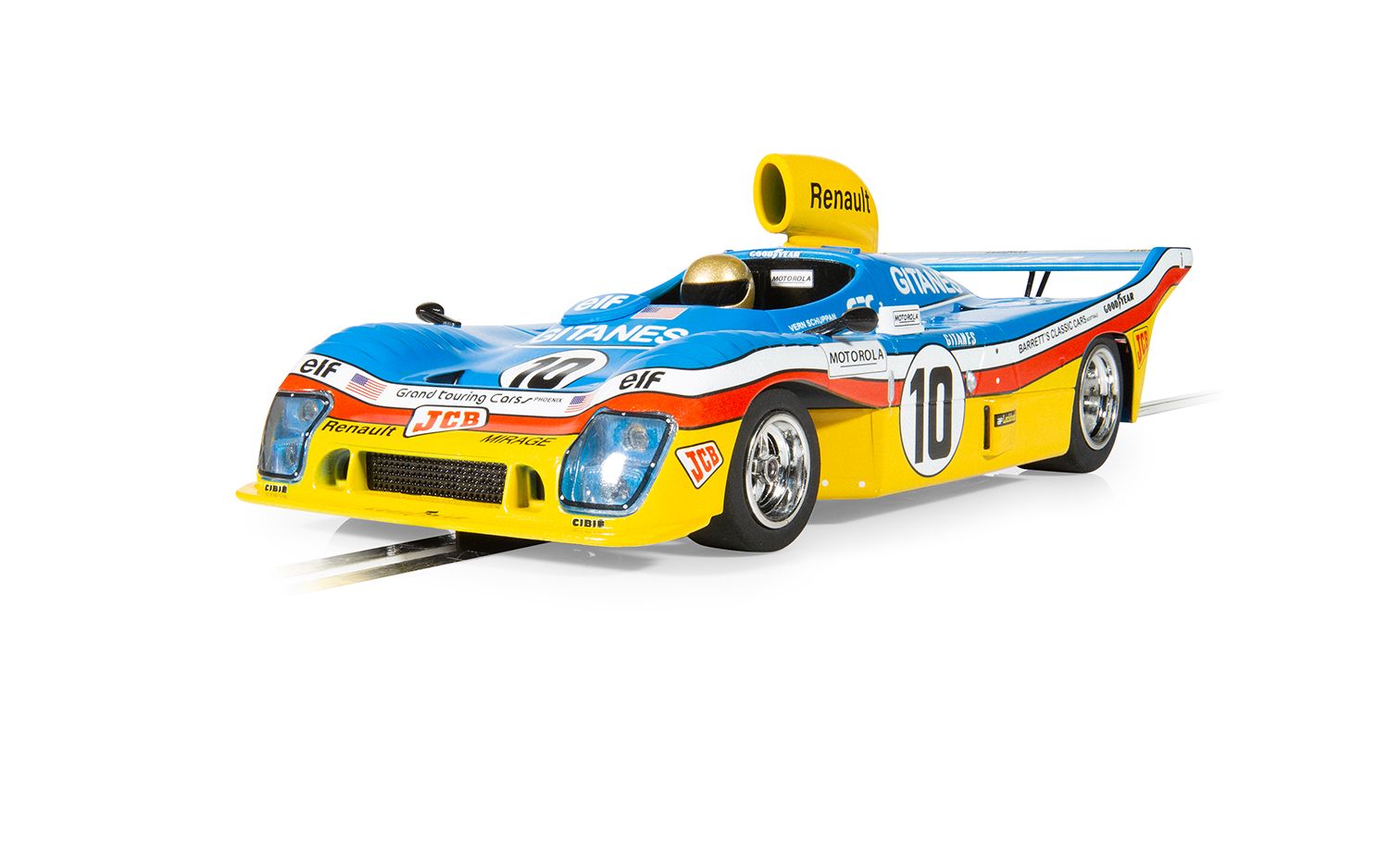 Scalextric C4444 Mirage GR8 2nd Le Mans 1977 #10 Slot Car