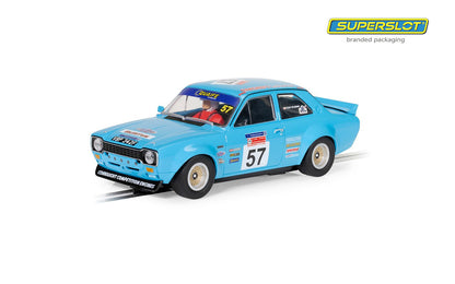 Scalextric C4445 (Superslot) Ford Escort Mk1 Tony Paxman Racing #57 Slot Car