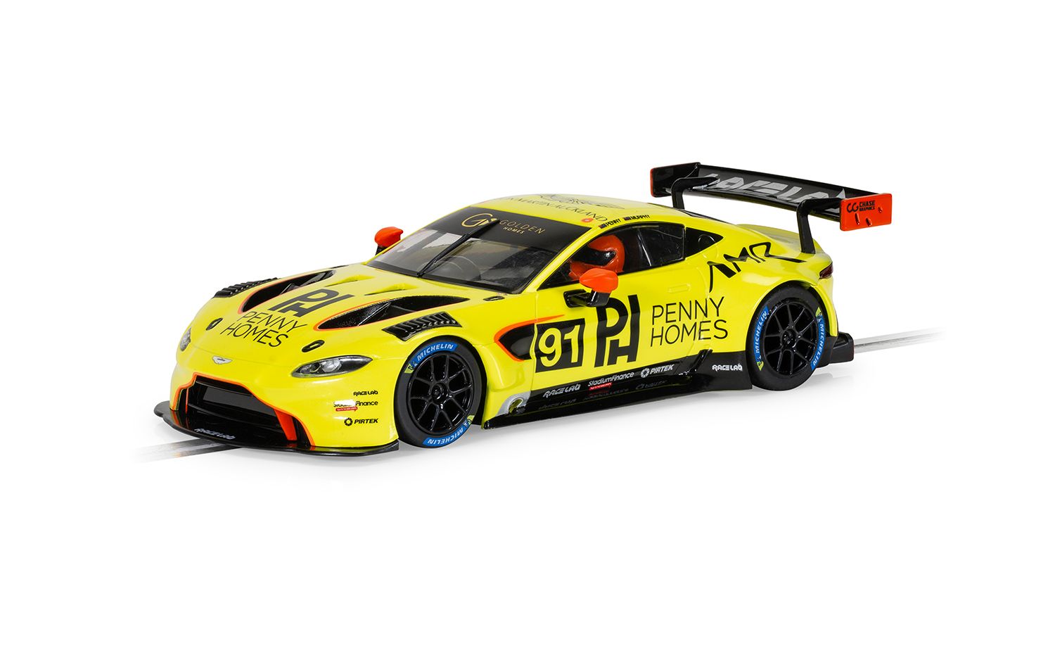 Scalextric C4446 Aston Martin GT3 Vantage Penny Homes Racing Ronan Murphy #91 Slot Car