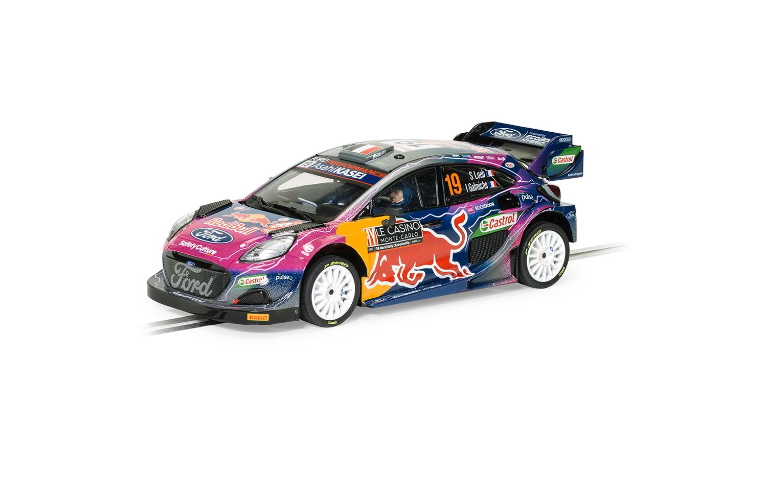Scalextric C4448 Ford Puma WRC Sebastian Loeb #19 Slot Car