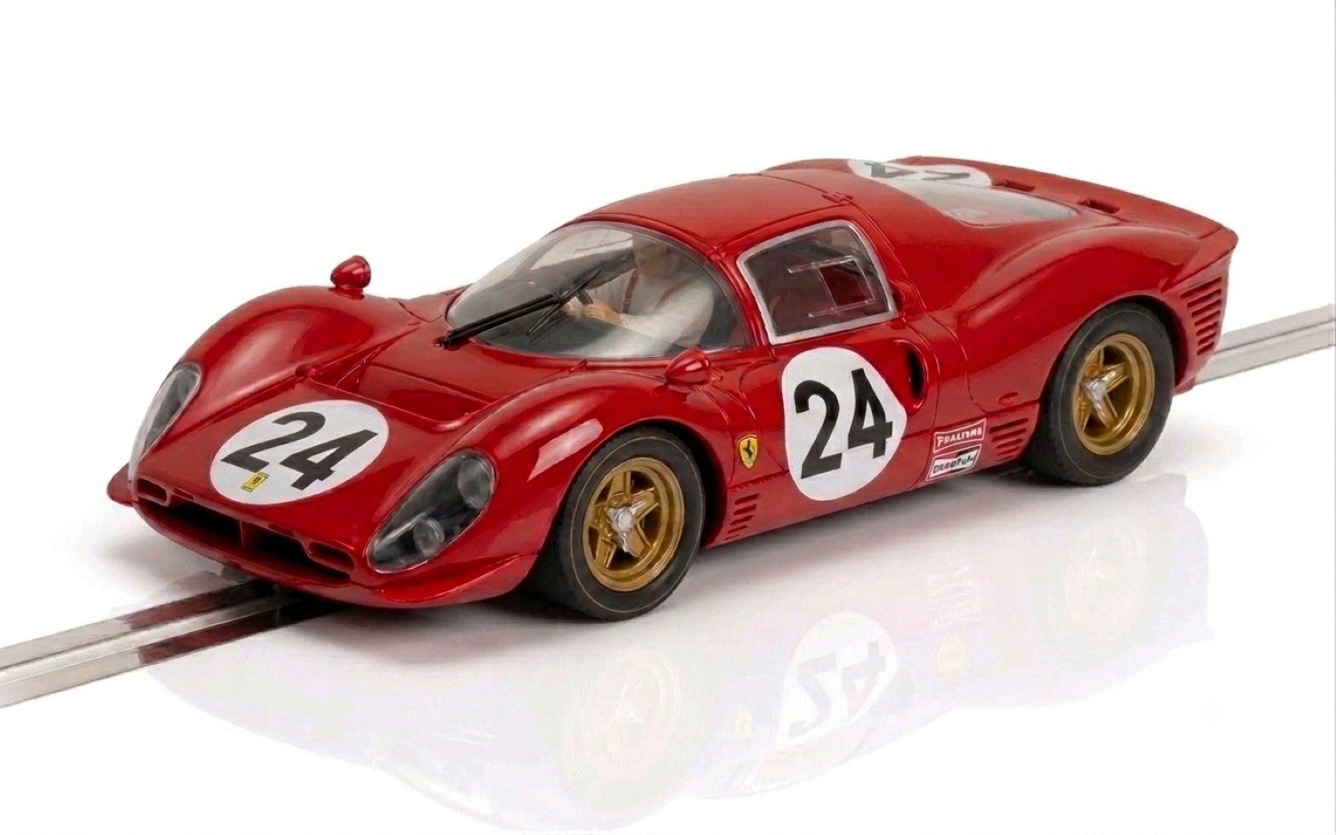 Scalextric C4461W Ferrari 330 412P #24 Slot Car