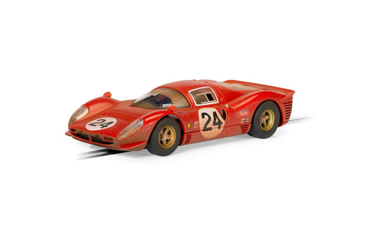 Scalextric C4481A 330 P4 Daytona 1967 Car Weathered #24 Slot Car
