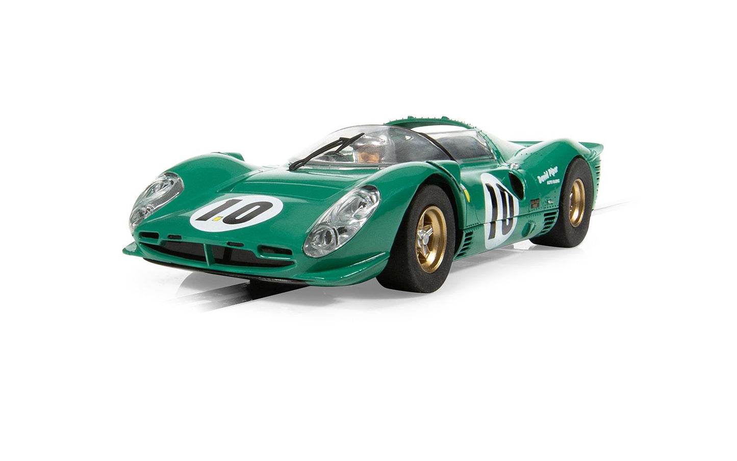 Scalextric C4491 330 P4 Green David Piper #10 Slot Car