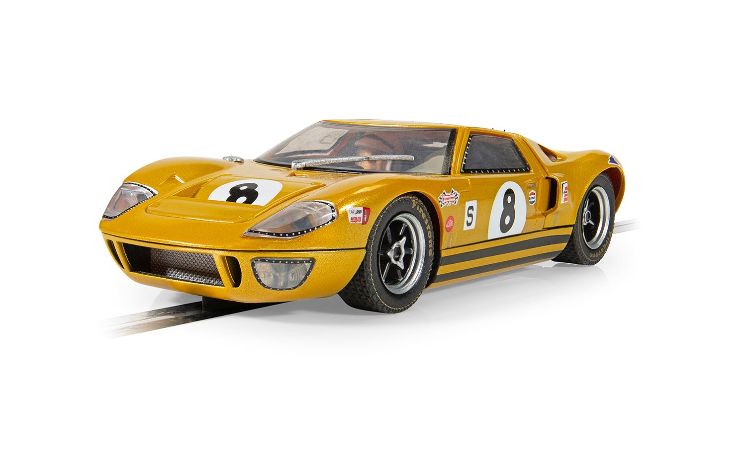 Scalextric C4495 Ford GT40 BOAC 500 1968 Drury Holland #8 Slot Car