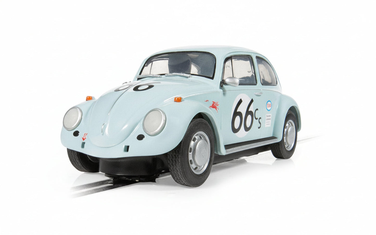 Scalextric C4498 Volkswagen Beetle Blue #66 Slot Car