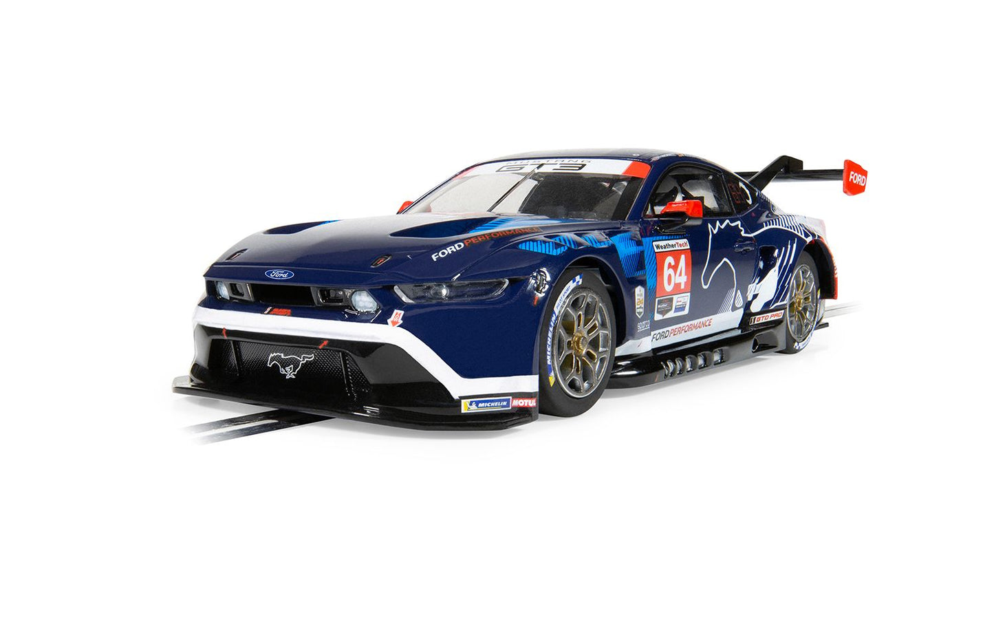 Scalextric C4503 Ford Mustang GT3 Multimatic Motorsports 24 Hours Daytona 2024 #64 Slot Car