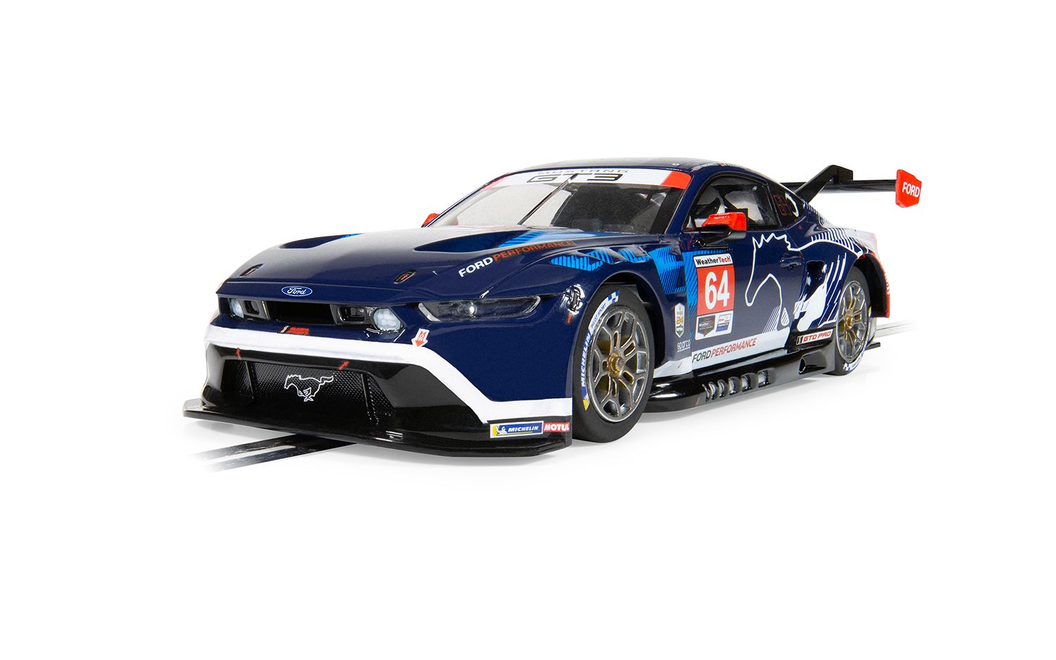 Scalextric C4503 Ford Mustang GT3 Multimatic Motorsports 24 Hours Daytona 2024 #64 Slot Car