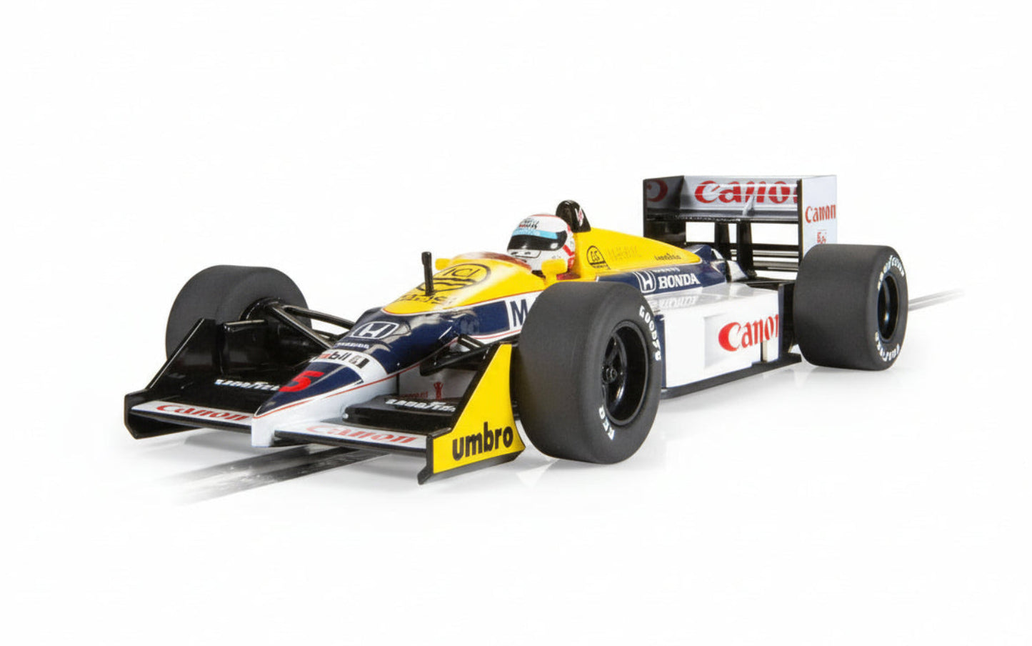 Scalextric C4508 Williams FW11B 1987 British Grand Prix Nigel Mansell #5 Slot Car