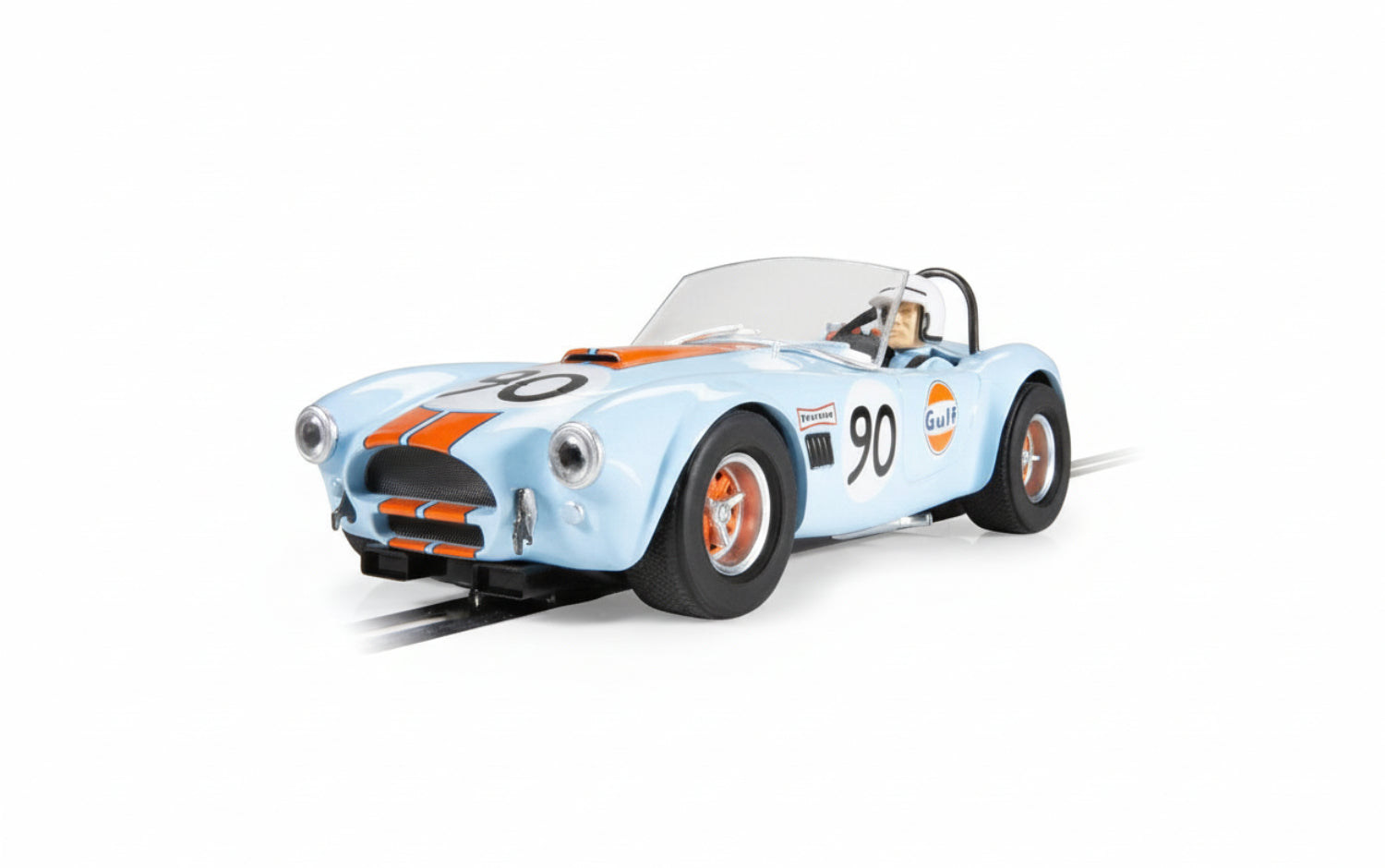 Scalextric C4509 Shelby Cobra Gulf #90 Slot Car