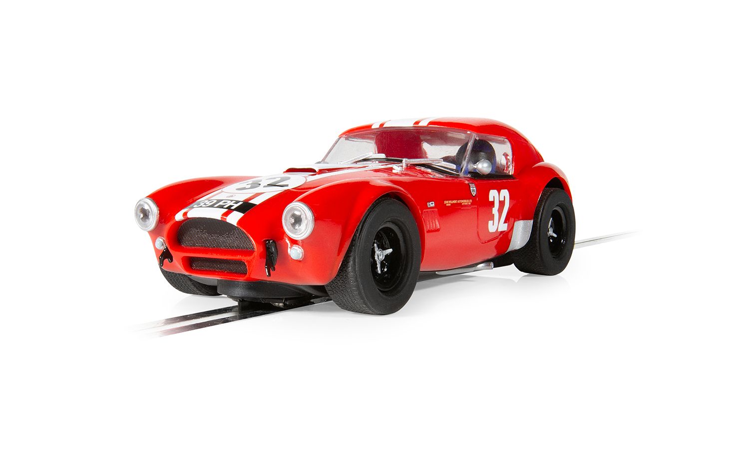 Scalextric C4528 Shelby Cobra 289 Red 39PH #32 Slot Car