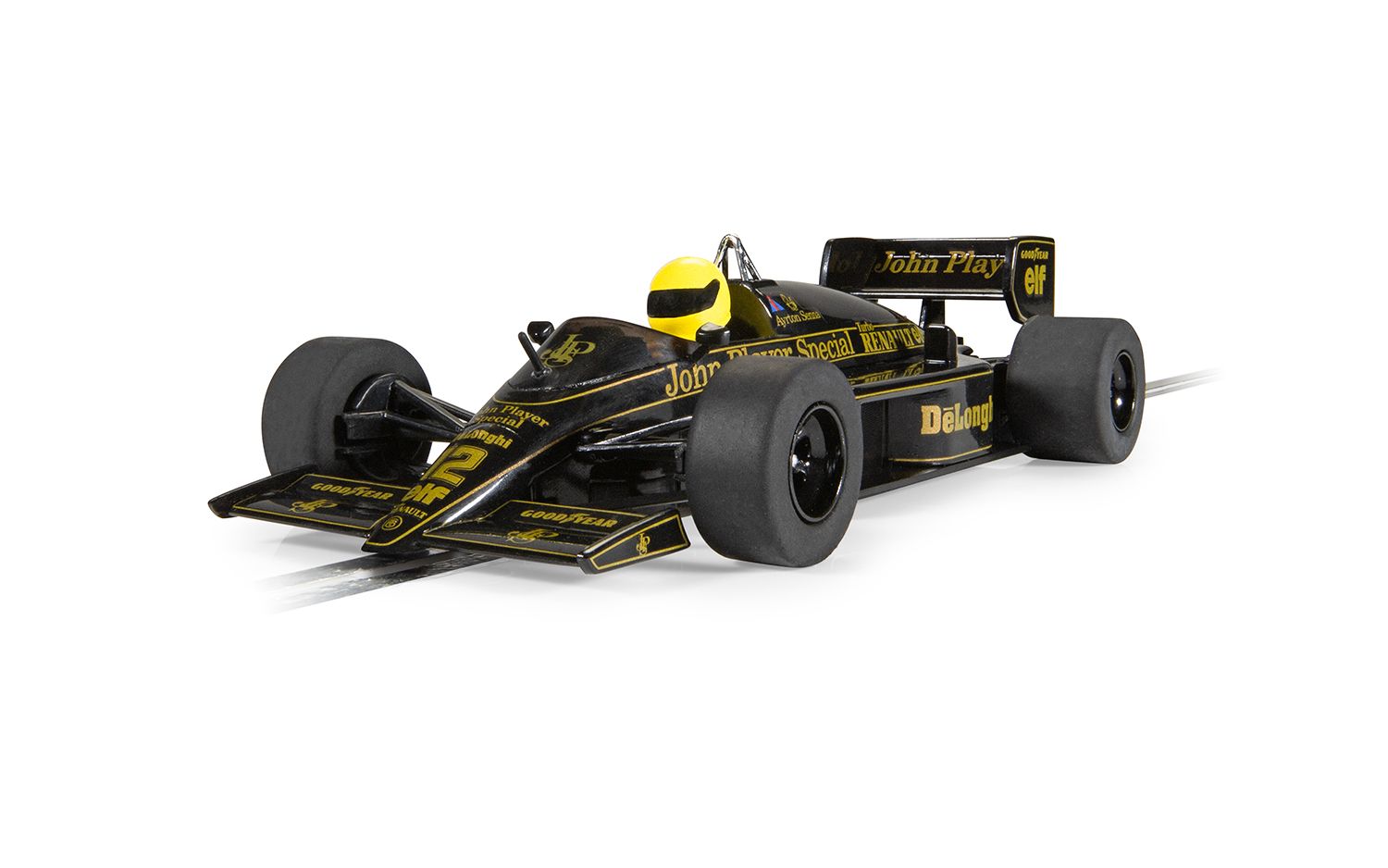 Scalextric C4529 Lotus 98T Ayrton Senna #12 Slot Car