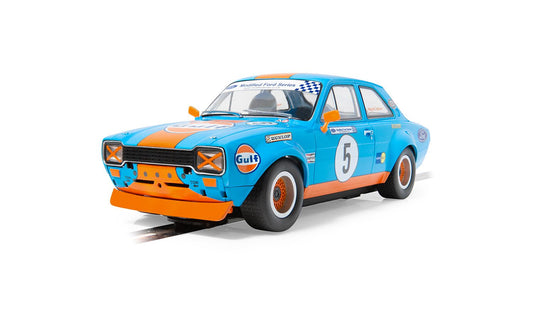 Scalextric C4530 Ford Escort Mk1 Wayne Crabtree Modified Fords 2023 Gulf #5 Slot Car