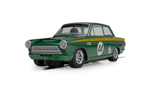 Scalextric C4540 Ford Lotus Cortina Goodwood 2023 Andrew Jordan Plus David Dickenson #44 Slot Car