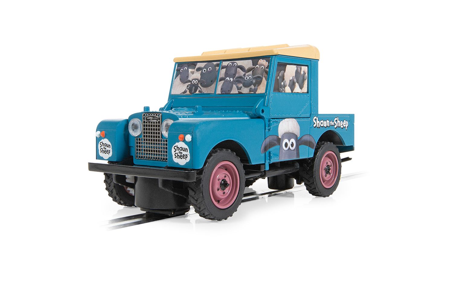 Scalextric C4543 Land Rover Series 1 Shaun Sheep Slot Car