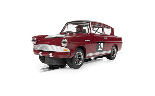Scalextric C4546 Ford Anglia 105e Broadspeed #30 Slot Car