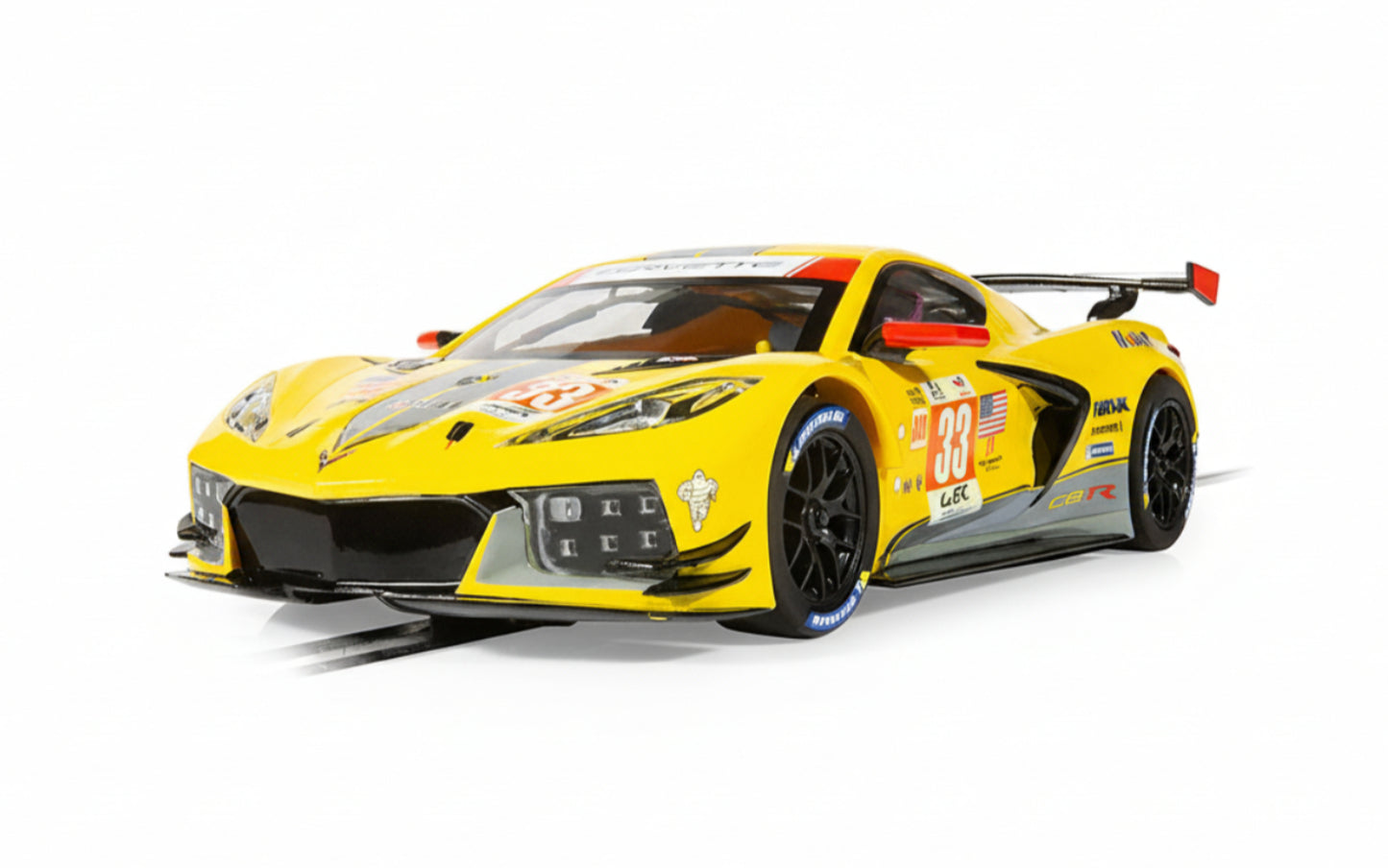 Scalextric C4558 Chevrolet Corvette C8R Le Mans GTE AM Winner 2023 #33 Slot Car