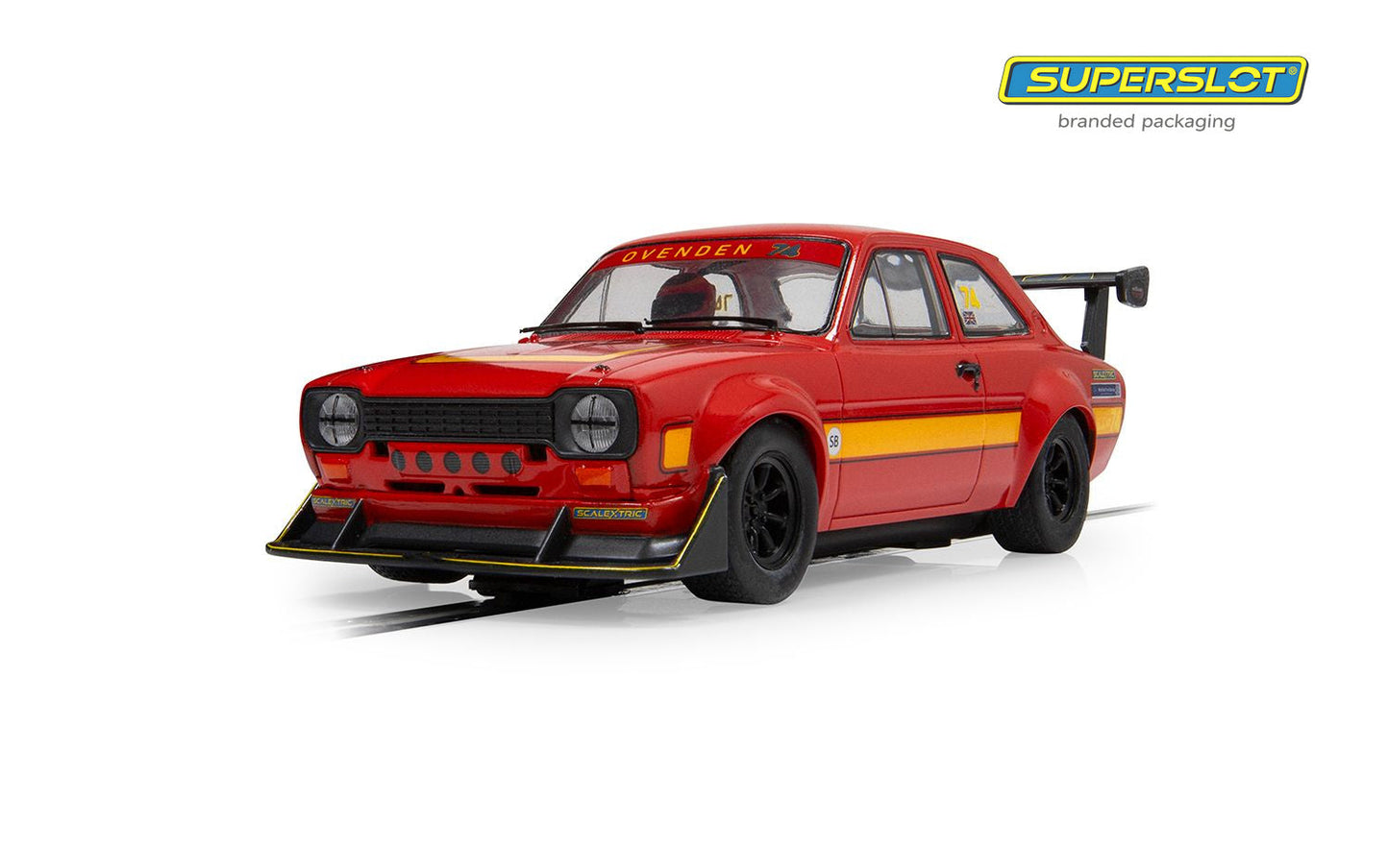 Scalextric C4571 (Superslot) Ford Escort Mk1 RSR Modified Ford Series Nick Ovenden #74 Slot Car