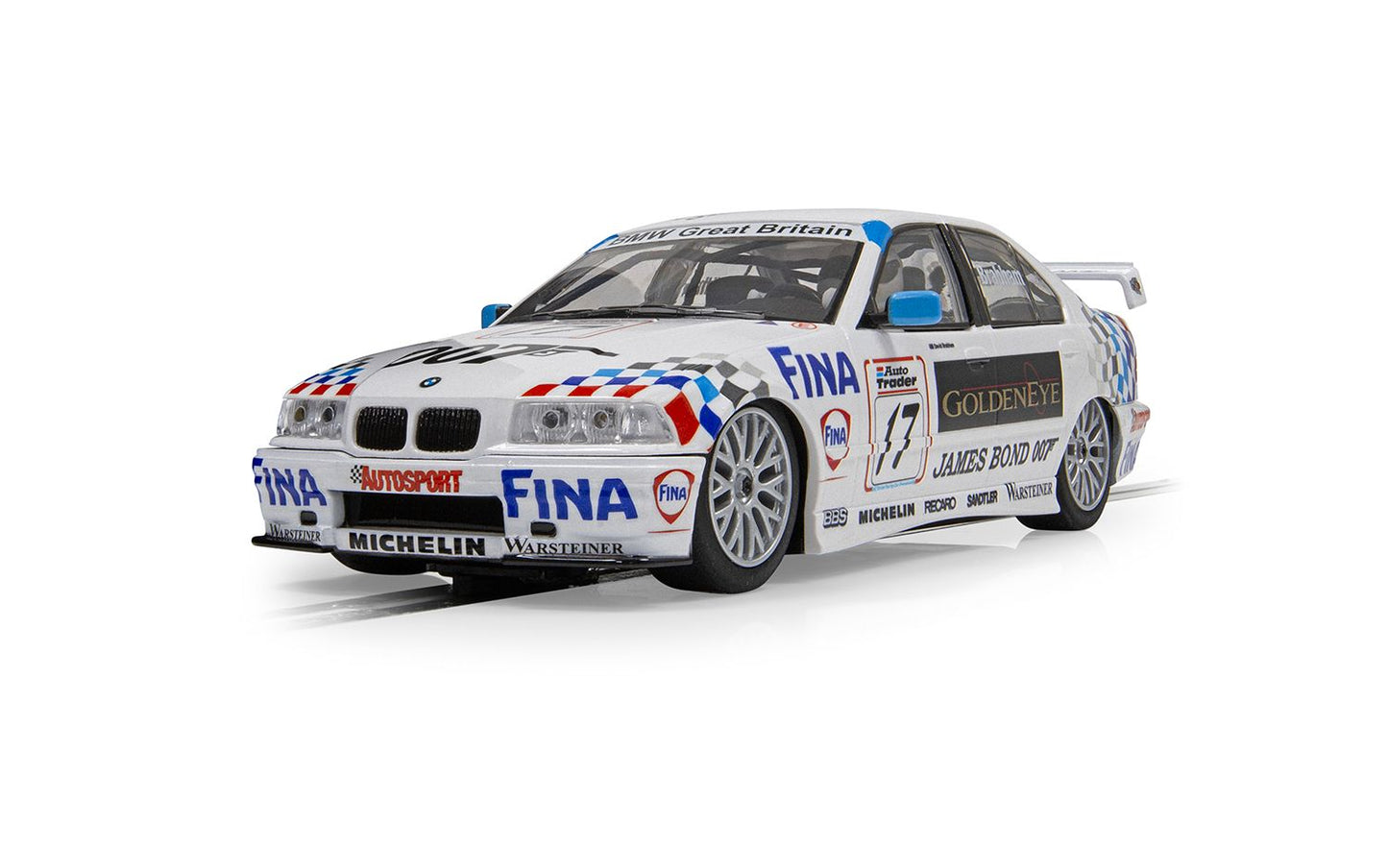 Scalextric C4574 BMW 320i BTCC 1995 David Brabham #17 Slot Car