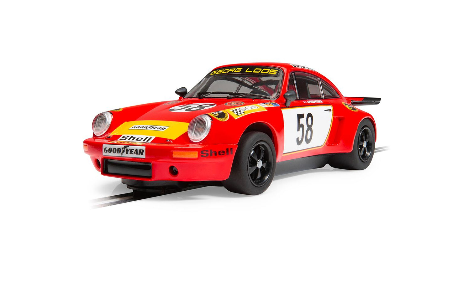 Scalextric C4594 Porsche 911 3.0 RSR Georg Loos Racing #58 Slot Car