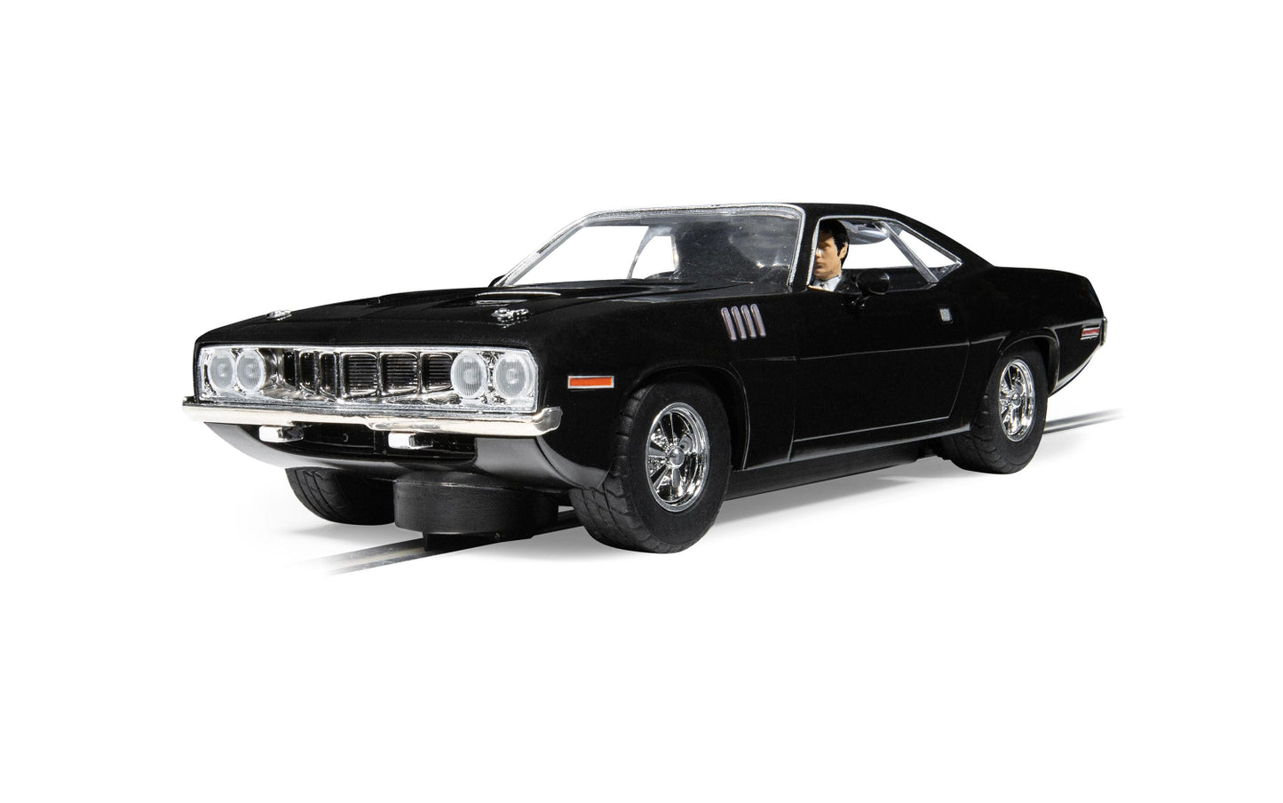 Scalextric C4595 Plymouth Barracuda John Wick Chapter 4 Slot Car