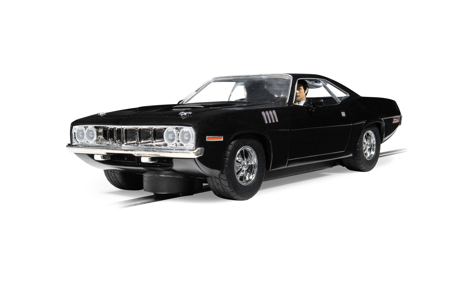 Scalextric C4595 Plymouth Barracuda John Wick Chapter 4 Slot Car