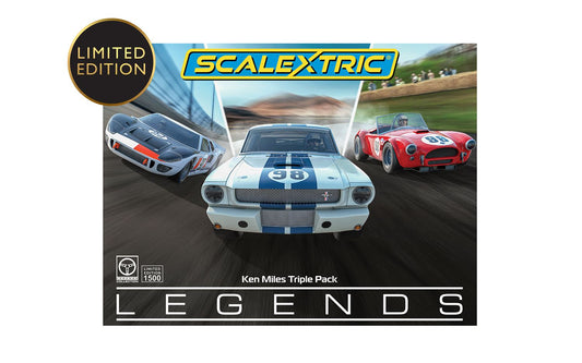 Scalextric C4619A Ken Miles Triple Car Pack Slot Car