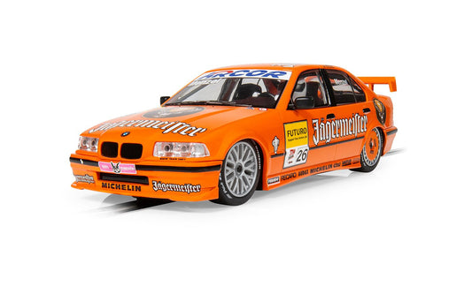 Scalextric C4624 BMW 320i STW 1996 Jagermeister #26 Slot Car