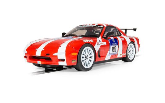 Scalextric C4626 Mazda RX7 FD Nurburgring 24 2007 #103 Slot Car