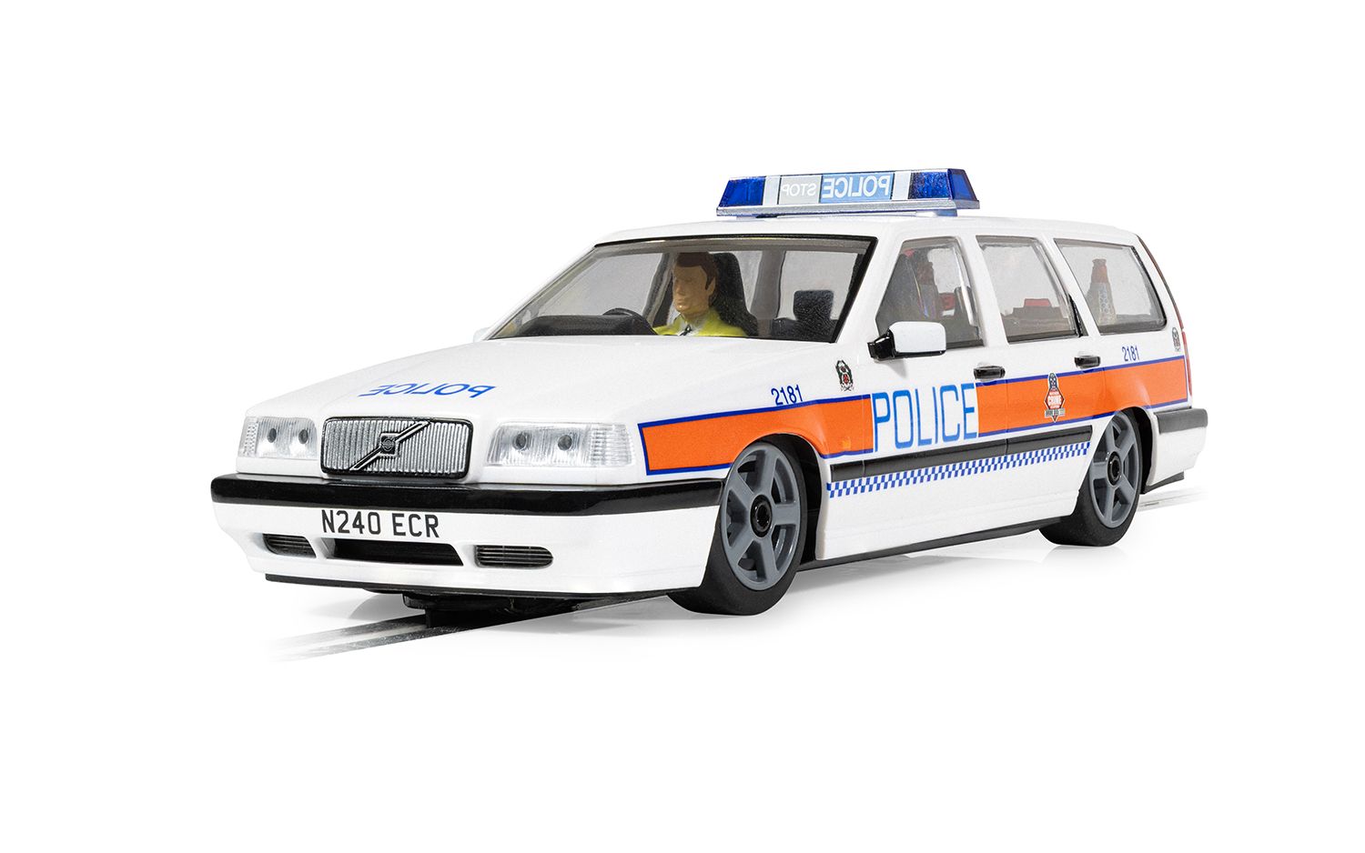 Scalextric C4627 Volvo 850 Estate Police Slot Car