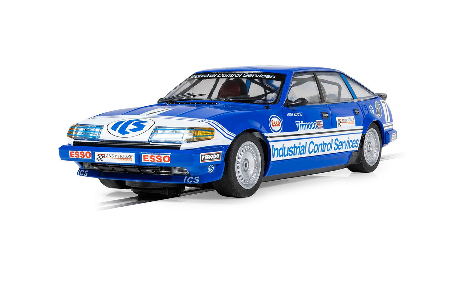 Scalextric C4634 Rover SD1 BTCC 1984 Andy Rouse #7 Slot Car