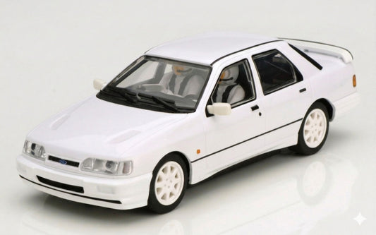 Scalextric C4644PW Ford Sierra Sapphire Plain White Slot Car