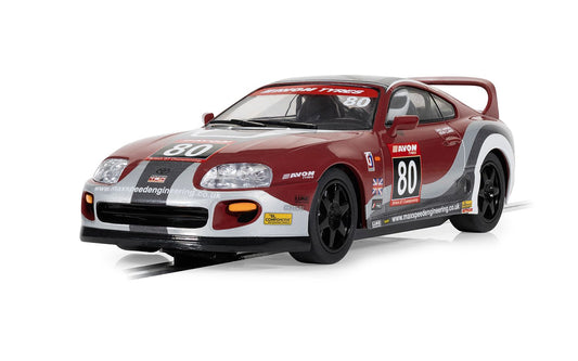 Scalextric C4656 Toyota Supra British GT 2003 #80 Slot Car