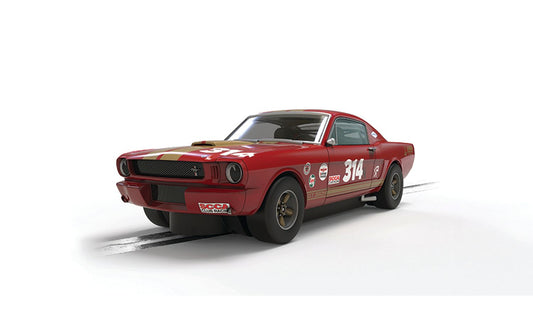 Scalextric C4658 Shelby GT350H Red And Gold #314 Slot Car