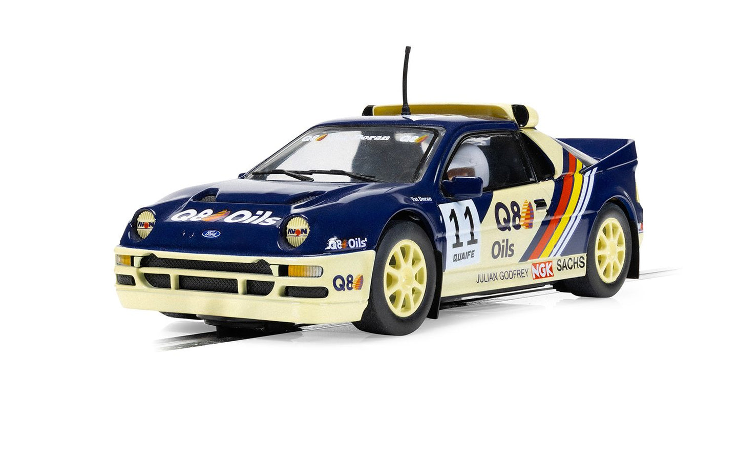 Scalextric C4667 Ford RS200 Pat Doran #11 Slot Car