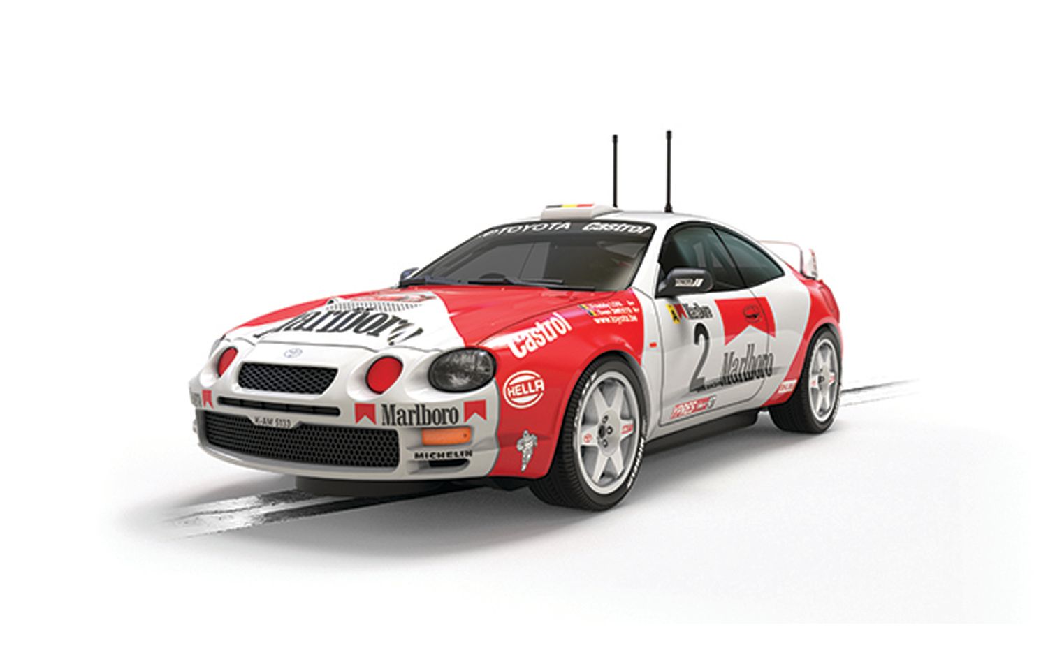 Scalextric C4683 Toyota Celica GT-Four Freddy Loix #2 Slot Car