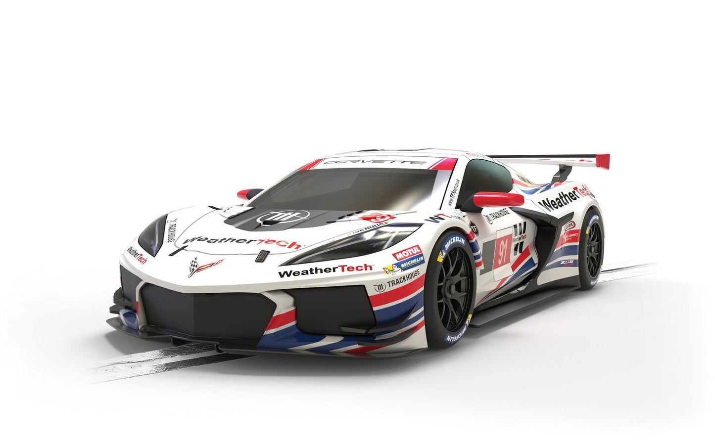 Scalextric C4708 Chevrolet Corvette GT3 24HRS Daytona 2025 #91 Slot Car