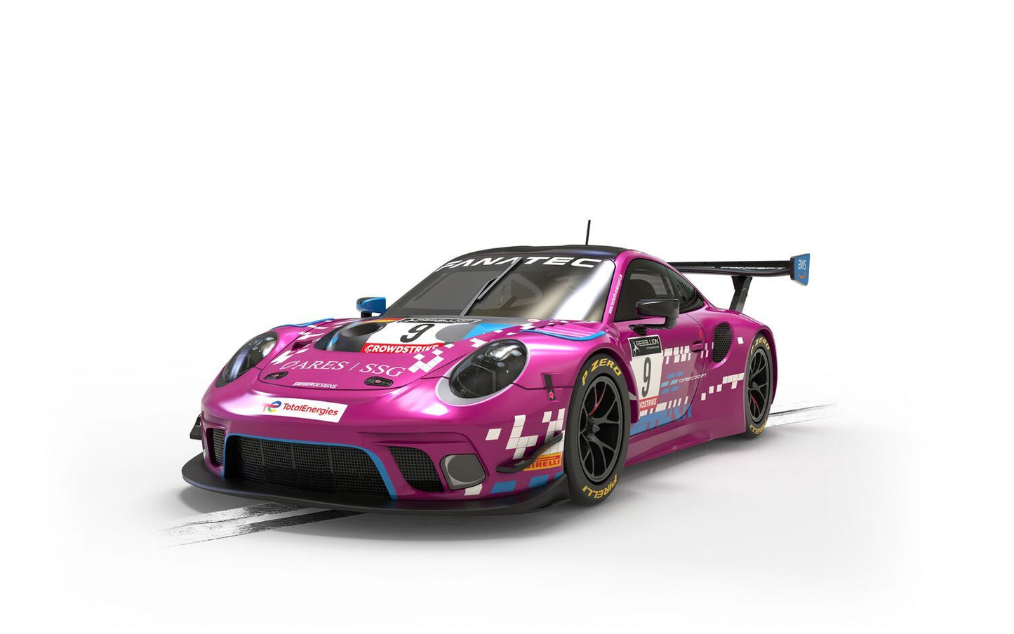 Scalextric C4710 Porsche 911 GT3 R 24HRS Spa 2022 #9 Slot Car