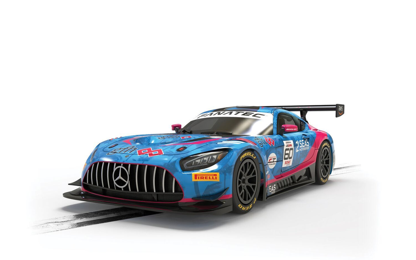 Scalextric C4711 Mercedes AMG GT3 24HRS Spa 2024 2Seas Motorsport #60 Slot Car